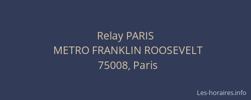 Relay PARIS