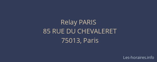 Relay PARIS