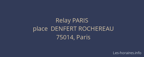 Relay PARIS