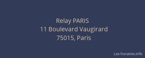 Relay PARIS