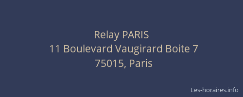 Relay PARIS