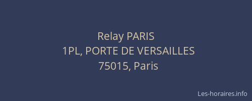 Relay PARIS