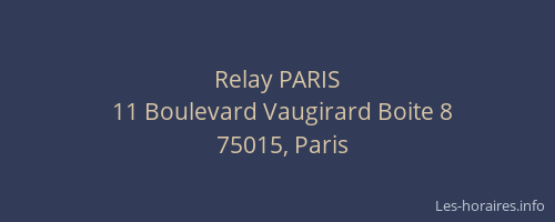 Relay PARIS