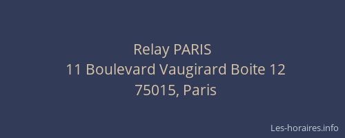 Relay PARIS