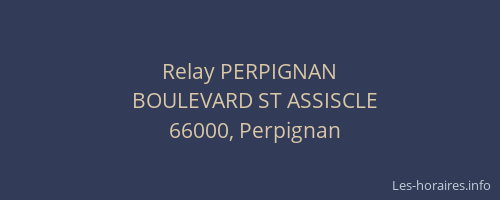 Relay PERPIGNAN