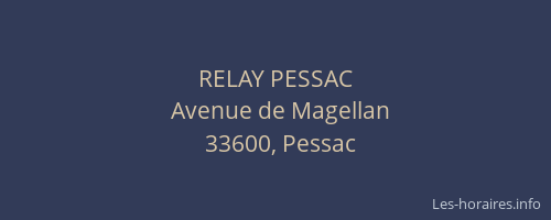 RELAY PESSAC