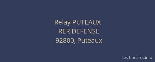 Relay PUTEAUX