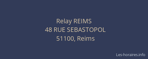 Relay REIMS