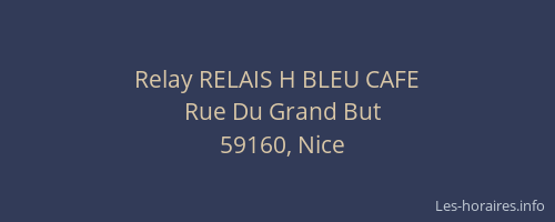 Relay RELAIS H BLEU CAFE