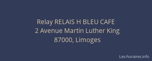 Relay RELAIS H BLEU CAFE