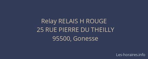 Relay RELAIS H ROUGE