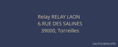 Relay RELAY LAON