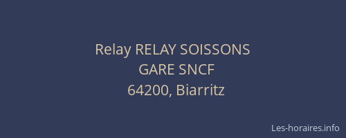 Relay RELAY SOISSONS