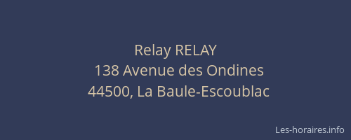 Relay RELAY