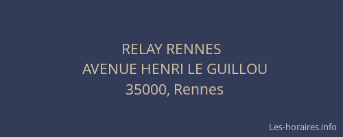 RELAY RENNES
