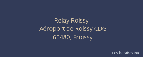 Relay Roissy