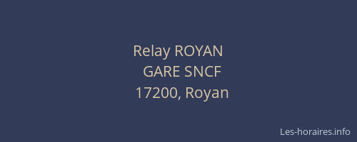 Relay ROYAN