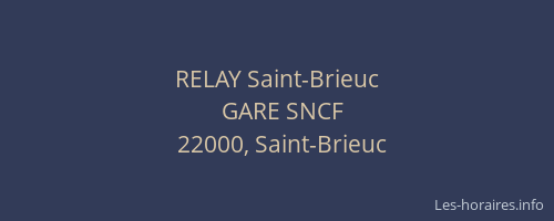 RELAY Saint-Brieuc