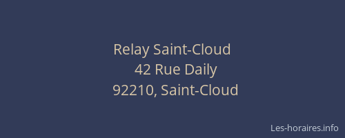 Relay Saint-Cloud
