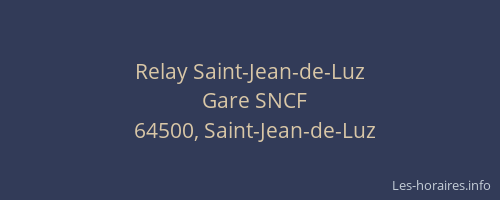 Relay Saint-Jean-de-Luz