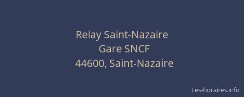 Relay Saint-Nazaire