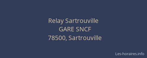 Relay Sartrouville