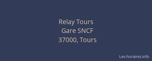 Relay Tours