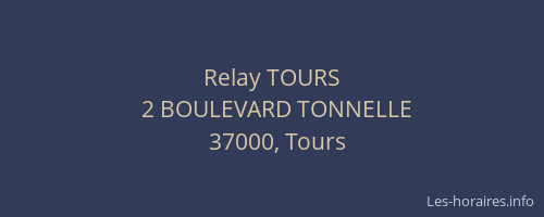 Relay TOURS