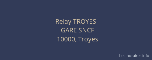 Relay TROYES