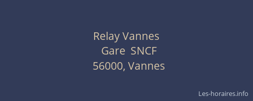 Relay Vannes