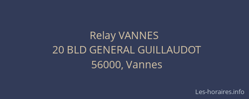Relay VANNES