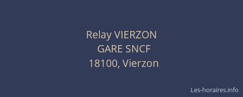 Relay VIERZON