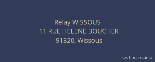 Relay WISSOUS