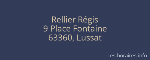 Rellier Régis