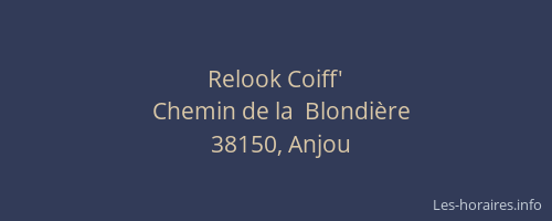 Relook Coiff'