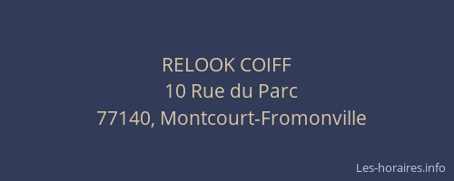 RELOOK COIFF