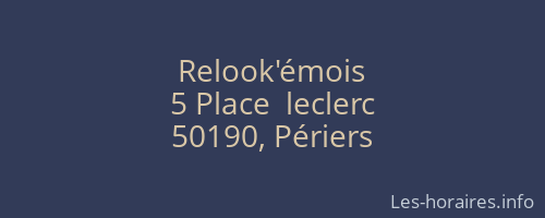 Relook'émois