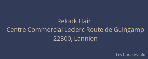 Relook Hair