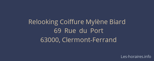 Relooking Coiffure Mylène Biard