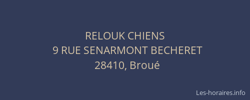 RELOUK CHIENS
