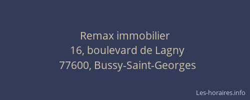 Remax immobilier