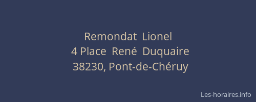 Remondat  Lionel