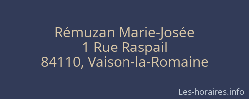 Rémuzan Marie-Josée