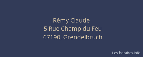 Rémy Claude