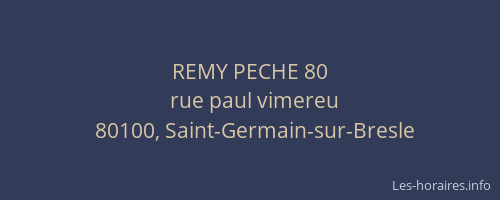 REMY PECHE 80