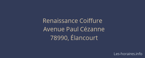 Renaissance Coiffure