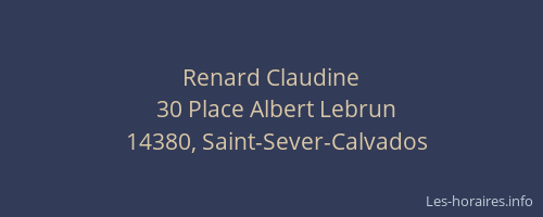 Renard Claudine