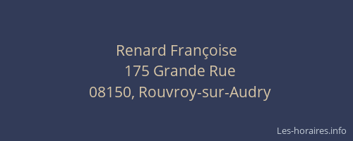 Renard Françoise