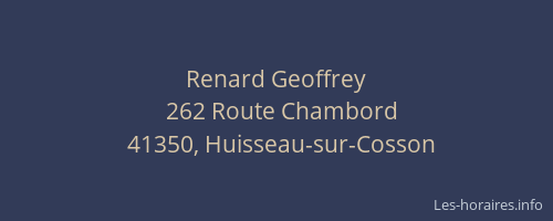 Renard Geoffrey