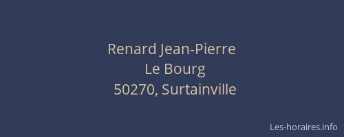 Renard Jean-Pierre